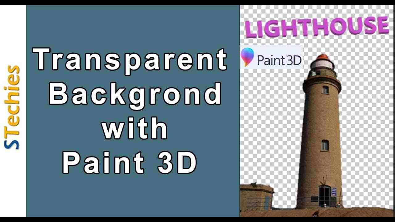 Comment rendre le fond transparent sur Paint 3D ?